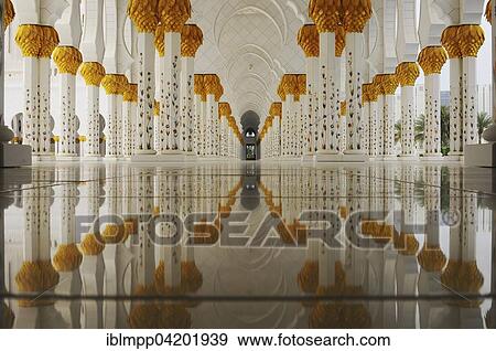 Sheikh Zayed Mosque, interior, Abu Dhabi, United Arab Emirates, Asia View Large Photo Image Stock Photo - Sheikh Zayed Mosque, interior, Abu Dhabi, United Arab Emirates, Asia. Fotosearch
