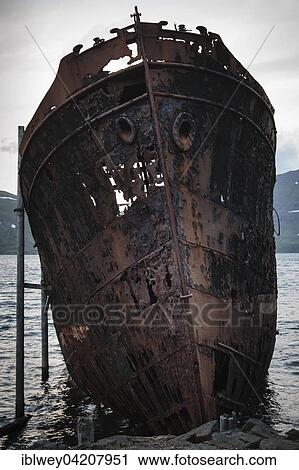 Shipwreck at the shore, rusted, Djupavik, Westfjords, Iceland, Europe View Large Photo Image Stock Image - Shipwreck at the shore, rusted, Djupavik, Westfjords, Iceland, Europe. Fotosearch