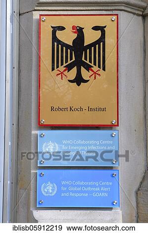 Sign of the Robert Koch Institute, Berlin, Germany, Europe View Large Photo Image Stock Photo - Sign of the Robert Koch Institute, Berlin, Germany, Europe. Fotosearch