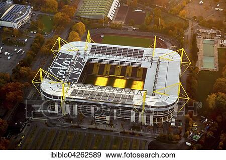 Signal Iduna Park Westfalenstadion, Bundesliga stadium of the football club Borussia Dortmund, BVB O9, Dortmund, Ruhr district, North Rhine-Westphalia, Germany, Europe View Large Photo Image Stock Photo - Signal Iduna Park Westfalenstadion, Bundesliga stadium of the football club Borussia Dortmund, BVB O9, Dortmund, Ruhr district, North Rhine-Westphalia, Germany, Europe. Fotosearch