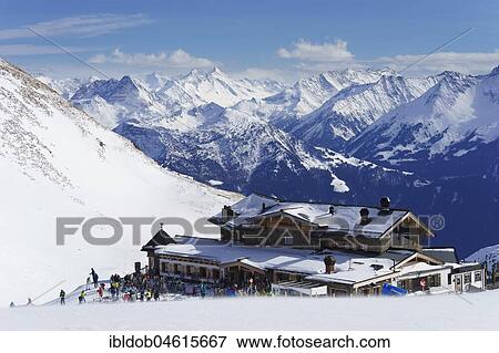 Ski hut Wedelhütte in winter, Hochzillertal Ski Resort, Kaltenbach Hochfügen, Zillertal, Zillertal Alps, Tyrol, Austria, Europe View Large Photo Image Stock Photo - Ski hut Wedelhütte in winter, Hochzillertal Ski Resort, Kaltenbach Hochfügen, Zillertal, Zillertal Alps, Tyrol, Austria, Europe. Fotosearch