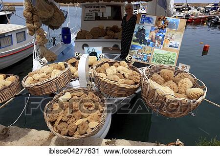 Souvenir stand with sponges (Porifera), Chania, Crete, Greece, Europe View Large Photo Image Stock Image - Souvenir stand with sponges (Porifera), Chania, Crete, Greece, Europe. Fotosearch