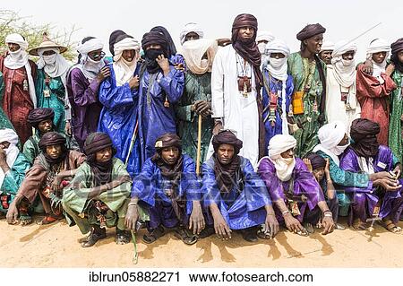 Spectators at the Gerewol festival, courtship ritual competition among the Woodaabe Fula people, Niger, Africa View Large Photo Image Stock Image - Spectators at the Gerewol festival, courtship ritual competition among the Woodaabe Fula people, Niger, Africa. Fotosearch