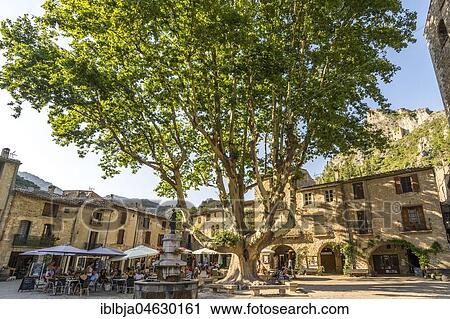 Square of liberty at Saint-Guilhem-le-Désert labelled Les Plus Beaux Villages de France, Herault departement, Occitanie, France, Europe View Large Photo Image Stock Image - Square of liberty at Saint-Guilhem-le-Désert labelled Les Plus Beaux Villages de France, Herault departement, Occitanie, France, Europe. Fotosearch