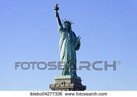 Statue of Liberty, Liberty Island, Manhattan, New York City, New York, USA, North America View Large Photo Image Stock Photograph - Statue of Liberty, Liberty Island, Manhattan, New York City, New York, USA, North America. Fotosearch