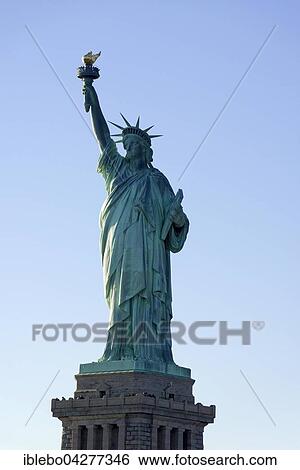 Statue of Liberty, Liberty Island, Manhattan, New York City, New York, USA, North America View Large Photo Image Stock Photograph - Statue of Liberty, Liberty Island, Manhattan, New York City, New York, USA, North America. Fotosearch