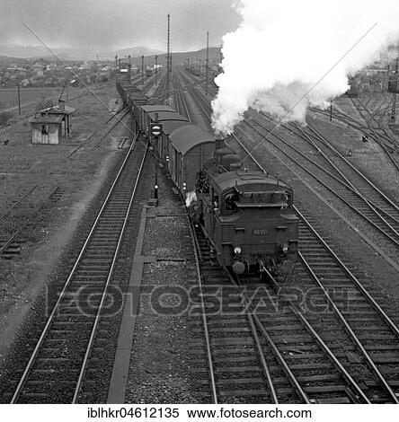 Steam train, ca. 1945 to 1955, near Freiburg, Germany, Europe View Large Photo Image Stock Photography - Steam train, ca. 1945 to 1955, near Freiburg, Germany, Europe. Fotosearch