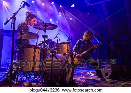 Switzerland, Italian musician duo Me and Marie with Maria de Val and Roland Scandella live at Schüür Lucerne, Switzerland, Europe View Large Photo Image Stock Photograph - Switzerland, Italian musician duo Me and Marie with Maria de Val and Roland Scandella live at Schüür Lucerne, Switzerland, Europe. Fotosearch