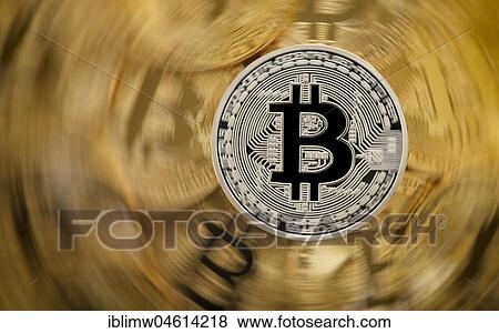 Symbol image turbulence stock market crash digital currency, silver among gold physical coins Bitcoin View Large Photo Image Stock Photo - Symbol image turbulence stock market crash digital currency, silver among gold physical coins Bitcoin. Fotosearch