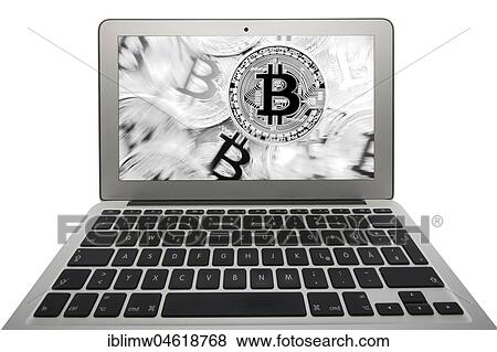 Symbol image turbulence, volatility, stock price digital currency, gold physical coin bitcoin laptop View Large Photo Image Stock Photo - Symbol image turbulence, volatility, stock price digital currency, gold physical coin bitcoin laptop. Fotosearch