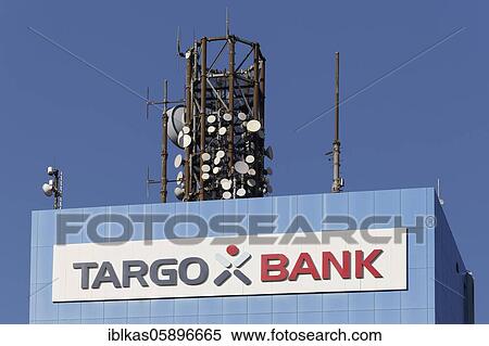 Targobank, logo on Hoist skyscraper, Duisburg, North Rhine-Westphalia, Germany, Europe View Large Photo Image Stock Photography - Targobank, logo on Hoist skyscraper, Duisburg, North Rhine-Westphalia, Germany, Europe. Fotosearch