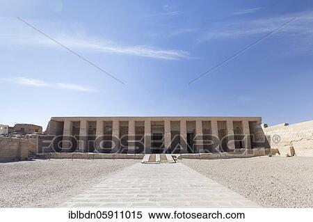 Stock Photography - Temple of Seti in Abydos, Egypt, Africa. Fotosearch