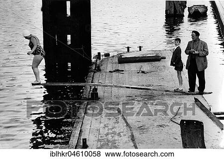 Stock Photo - Temporary Springboard, Mexico City, Mexico, Central America. Fotosearch