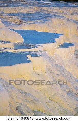Terraced travertine thermal pools, Pamukkale, UNESCO World Heritage Site, Anatolia, Turkey, Asia View Large Photo Image Stock Image - Terraced travertine thermal pools, Pamukkale, UNESCO World Heritage Site, Anatolia, Turkey, Asia. Fotosearch