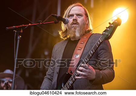 Picture - The American rock band Rival Sons live at the 27th Heitere Open Air in Zofingen, Aargau, Switzerland Jay Buchanan, vocals Scott Holiday, guitar Dave Beste, bass. Fotosearch