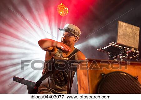 Stock Photo - The British band Rudimental live at the 26th Heitere Open Air in Zofingen, Aargau, Switzerland, Europe. Fotosearch