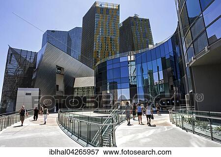 The Crystals and other buildings, CityCenter, Las Vegas, Nevada, USA, North America View Large Photo Image Stock Photo - The Crystals and other buildings, CityCenter, Las Vegas, Nevada, USA, North America. Fotosearch