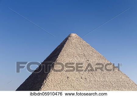 Stock Photograph - The pyramid of Khufu, Giza, Egypt, Africa. Fotosearch