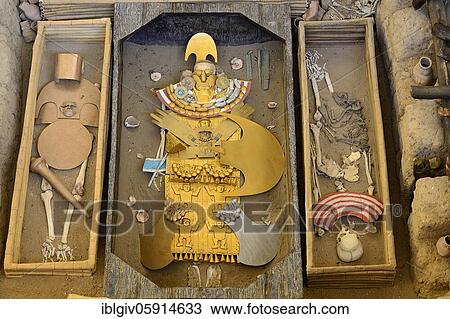 The royal tombs of the Lord of Sipán, Moche culture, Huaca Rajada, near Chiclayo, Lambayeque region, Peru, South America View Large Photo Image Stock Image - The royal tombs of the Lord of Sipán, Moche culture, Huaca Rajada, near Chiclayo, Lambayeque region, Peru, South America. Fotosearch