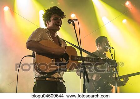 Picture - The Swiss musician Julian Pollina alias Faber live at Schüür Lucerne, Switzerland, Europe. Fotosearch