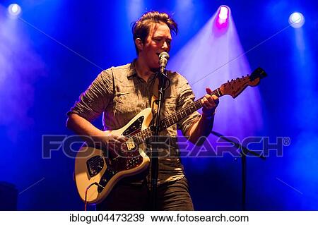 Stock Photo - The Swiss musician Valerie Koloszár alias Pink Spider live at Schüür Luzern, Switzerland, Europe. Fotosearch