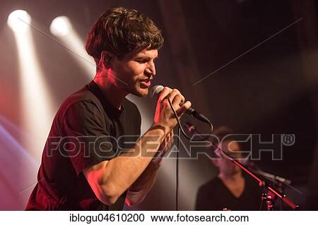 Stock Image - The Swiss singer and songwriter James Gruntz live at the Schüür Lucerne, Switzerland, Europe. Fotosearch