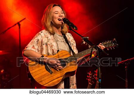 Stock Image - The young Swiss musician Benjamat Hess aka Bennie live at Schüür Luzern, Switzerland, Europe. Fotosearch
