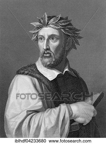 Stock Image - Torquato Tasso, 1544, 1595, Italian poet of the Counter, Reformation. Fotosearch