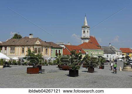 Town Hall Square with the church, the main square, Rust, Lake Neusiedl, North Burgenland, Burgenland, Austria, Europe View Large Photo Image Stock Image - Town Hall Square with the church, the main square, Rust, Lake Neusiedl, North Burgenland, Burgenland, Austria, Europe. Fotosearch
