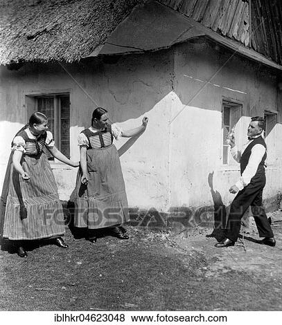 Two women an admirer ca. 1930, exact place unknown, Germany, Europe View Large Photo Image Stock Photo - Two women an admirer ca. 1930, exact place unknown, Germany, Europe. Fotosearch