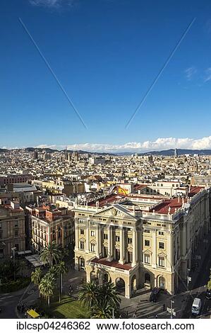 View from Mirador de Colon, Barcelona, Catalonia, Spain, Europe View Large Photo Image Stock Image - View from Mirador de Colon, Barcelona, Catalonia, Spain, Europe. Fotosearch
