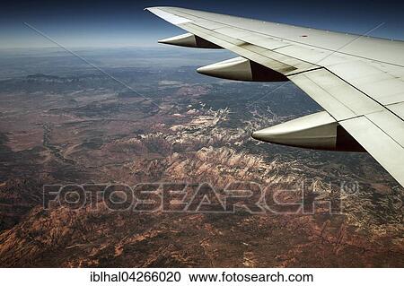 View from plane, Zion National Park, Utah, USA, North America View Large Photo Image Stock Image - View from plane, Zion National Park, Utah, USA, North America. Fotosearch