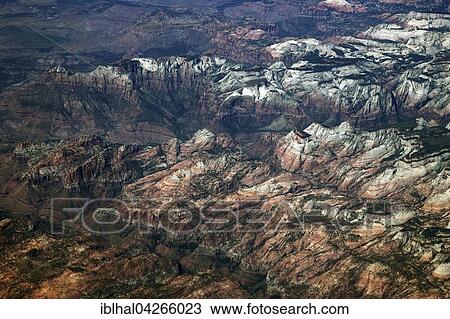 View from plane, Zion National Park, Utah, USA, North America View Large Photo Image Stock Image - View from plane, Zion National Park, Utah, USA, North America. Fotosearch
