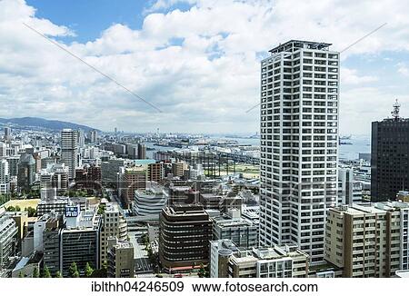 View from the top of the city, Kobe, Honshu, Japan, Asia View Large Photo Image Stock Photo - View from the top of the city, Kobe, Honshu, Japan, Asia. Fotosearch