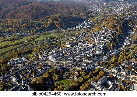 Stock Image - View of the historic centre in autumn, Arnsberg, Sauerland, North Rhine-Westphalia, Germany, Europe. Fotosearch