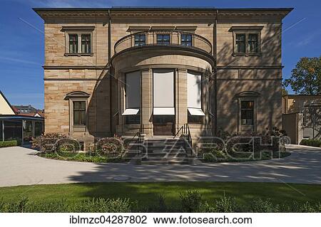 Stock Image - Villa Wahnfried, home of Richard Wagner, 1813-1883, Bayreuth, Upper Franconia, Bavaria, Germany, Europe. Fotosearch