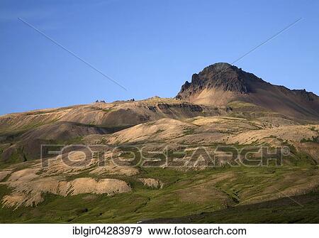 Vulcanic mountains, Borgafjordur, Iceland, Europe View Large Photo Image Stock Photo - Vulcanic mountains, Borgafjordur, Iceland, Europe. Fotosearch