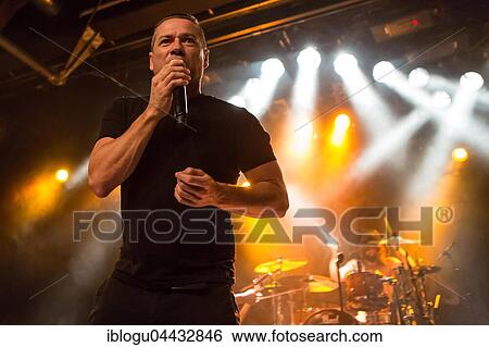 Stock Photograph - Whitfield Crane, singer of the US-American hard rock band Ugly Kid Joe live at Schüür Luzern, Switzerland, Europe. Fotosearch