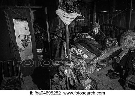 Wife of a farmer in Ping'An, a traditional village near the Zhangjiajie National Forest Park, China, Asia View Large Photo Image Stock Image - Wife of a farmer in Ping'An, a traditional village near the Zhangjiajie National Forest Park, China, Asia. Fotosearch