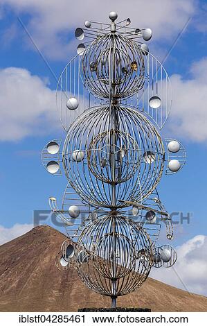 Wind chimes by Cesar Manrique, near Tahiche, Lanzarote, Canary Islands, Spain, Europe View Large Photo Image Stock Image - Wind chimes by Cesar Manrique, near Tahiche, Lanzarote, Canary Islands, Spain, Europe. Fotosearch