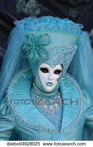 Woman in turquoise carnival costume, Carnival in Venice, Italy, Europe View Large Photo Image Stock Photography - Woman in turquoise carnival costume, Carnival in Venice, Italy, Europe. Fotosearch