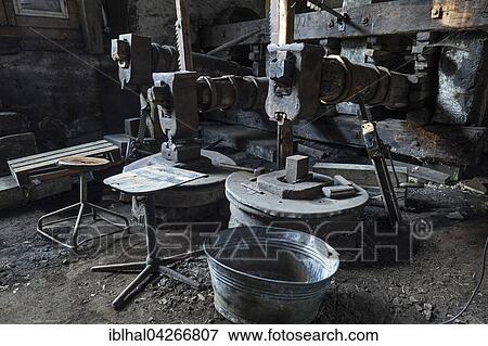 Workshop with hammer, old hammer mill at the Ostrach, Obere Hammerschmiede, Bad Oberdorf in Bad Hindelang, Allgau, Bavaria, Germany, Europe View Large Photo Image Stock Photo - Workshop with hammer, old hammer mill at the Ostrach, Obere Hammerschmiede, Bad Oberdorf in Bad Hindelang, Allgau, Bavaria, Germany, Europe. Fotosearch