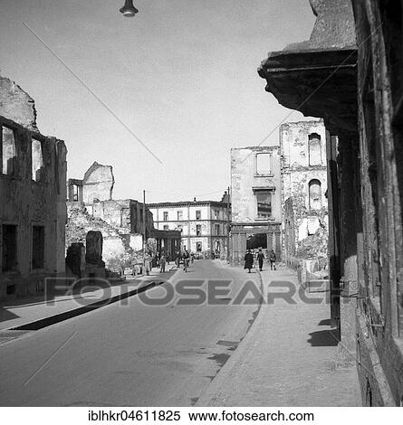 A street along destroyed buildings in Freiburg, ca. 1945, Freiburg, Germany, Europe View Large Photo Image Stock Photography - A street along destroyed buildings in Freiburg, ca. 1945, Freiburg, Germany, Europe. Fotosearch