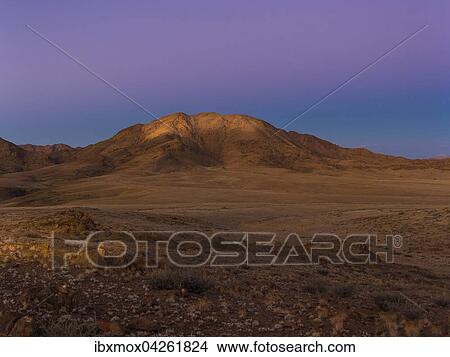 Abendrot, Berg im Kulala Wilderness Reserve, Tsarisberge, Region Hardap, Namibia, Afrika View Large Photo Image Picture - Abendrot, Berg im Kulala Wilderness Reserve, Tsarisberge, Region Hardap, Namibia, Afrika. Fotosearch