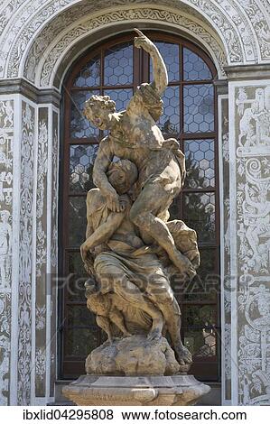 Allegorie der Nacht, barocke Statue von M. B. Braun vor dem Ballhaus, Royal Garden, Prager Burg, Hradschin, Prag, Tschechien, Europa View Large Photo Image Stock Photo - Allegorie der Nacht, barocke Statue von M. B. Braun vor dem Ballhaus, Royal Garden, Prager Burg, Hradschin, Prag, Tschechien, Europa. Fotosearch