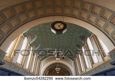 Bahnhofshalle, Jugendstil, Gorlitz, Oberlausitz, Sachsen, Deutschland, Europa View Large Photo Image Stock Photography - Bahnhofshalle, Jugendstil, Gorlitz, Oberlausitz, Sachsen, Deutschland, Europa. Fotosearch