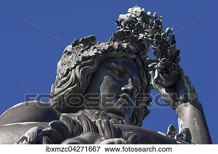 Bavaria mit Lorbeerkranz, Munchen, Bayern, Deutschland, Europa View Large Photo Image Stock Photo - Bavaria mit Lorbeerkranz, Munchen, Bayern, Deutschland, Europa. Fotosearch