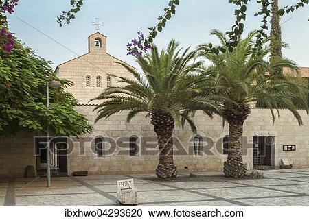 Brotvermehrungskirche, romisch-katholische Kirche, 1982 geweiht, Tabgha am See Genezareth, Israel, Asien View Large Photo Image Stock Image - Brotvermehrungskirche, romisch-katholische Kirche, 1982 geweiht, Tabgha am See Genezareth, Israel, Asien. Fotosearch