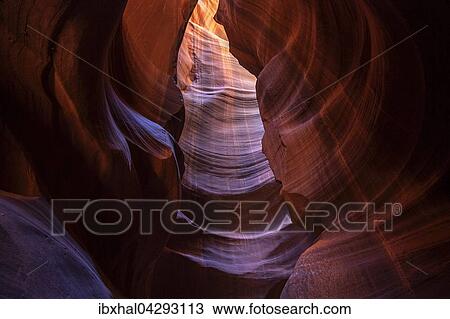 Bunte Sandsteinformation mit Lichteinfall, Upper Antelope Canyon, Slot Canyon, Page, Arizona, USA, Nordamerika View Large Photo Image Stock Image - Bunte Sandsteinformation mit Lichteinfall, Upper Antelope Canyon, Slot Canyon, Page, Arizona, USA, Nordamerika. Fotosearch