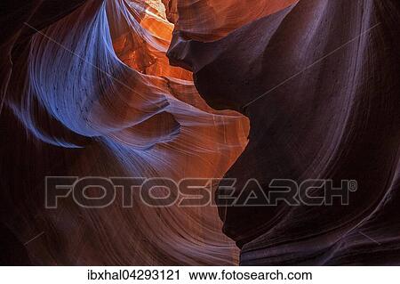 Bunte Sandsteinformation mit Lichteinfall, Upper Antelope Canyon, Slot Canyon, Page, Arizona, USA, Nordamerika View Large Photo Image Stock Image - Bunte Sandsteinformation mit Lichteinfall, Upper Antelope Canyon, Slot Canyon, Page, Arizona, USA, Nordamerika. Fotosearch